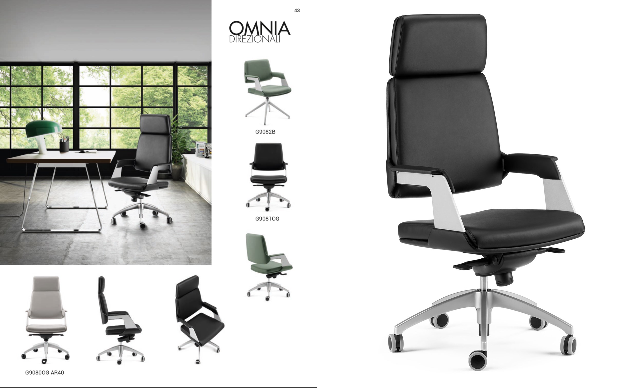 modelli sedute OMNIA