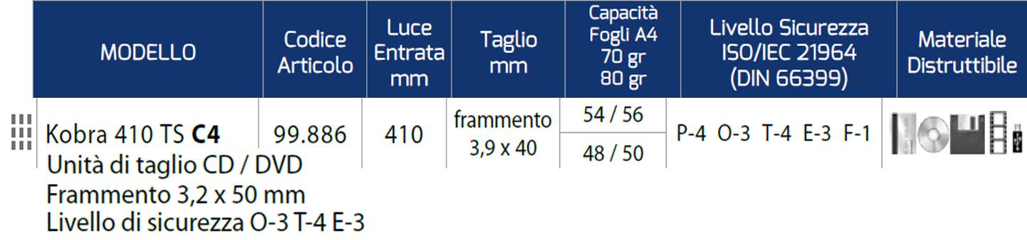 Kobra 410 TS C4 CD