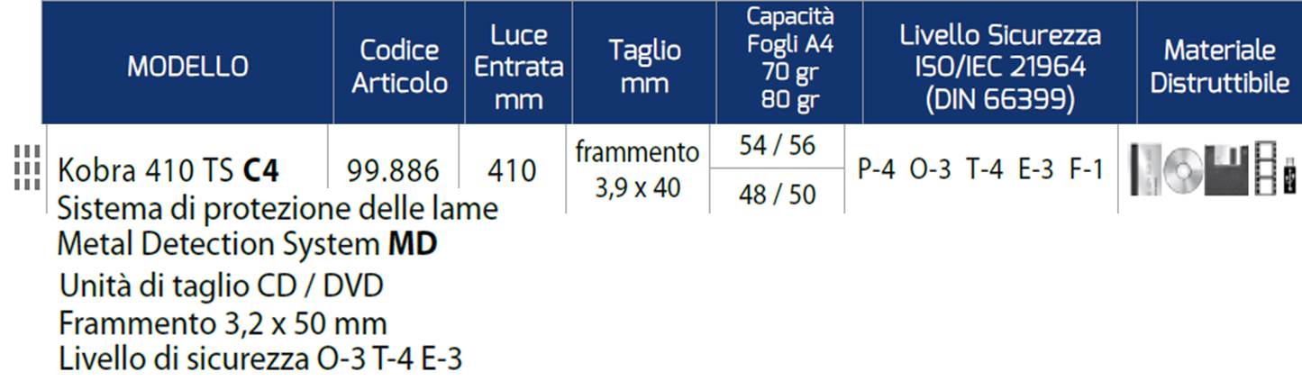 Kobra 410 TS C4 MD CD