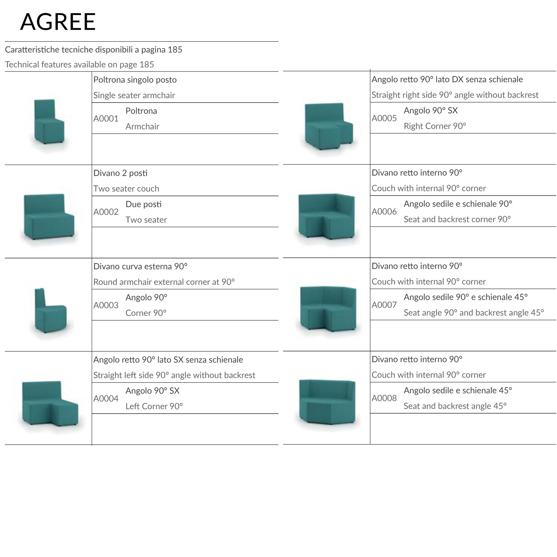 catalogo MODELLI AGREE SEIPO