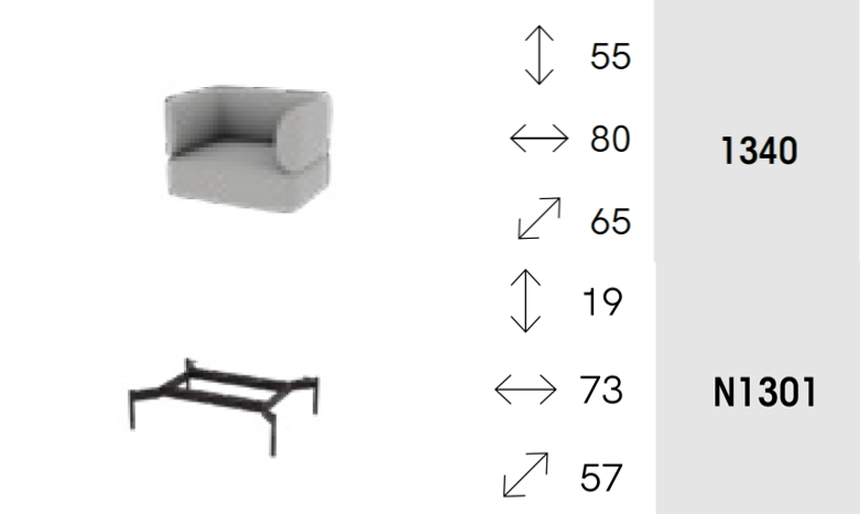 Poltrona Berirama singola Elleci Office