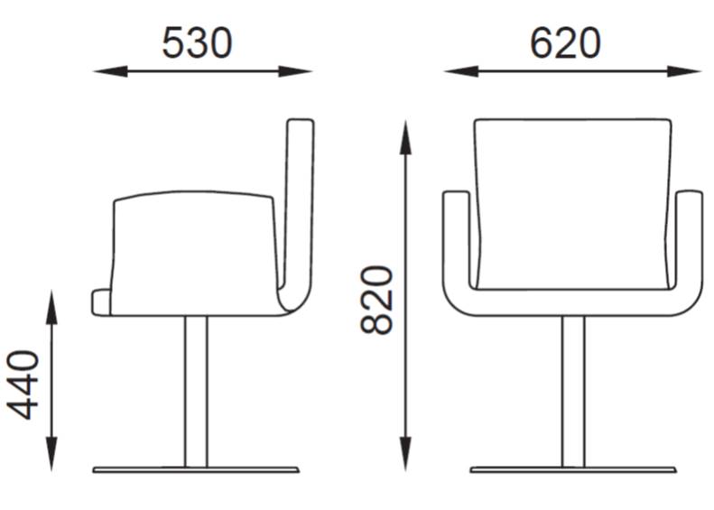 MISURE POLTRONE CR0011 CORNER SEIPO