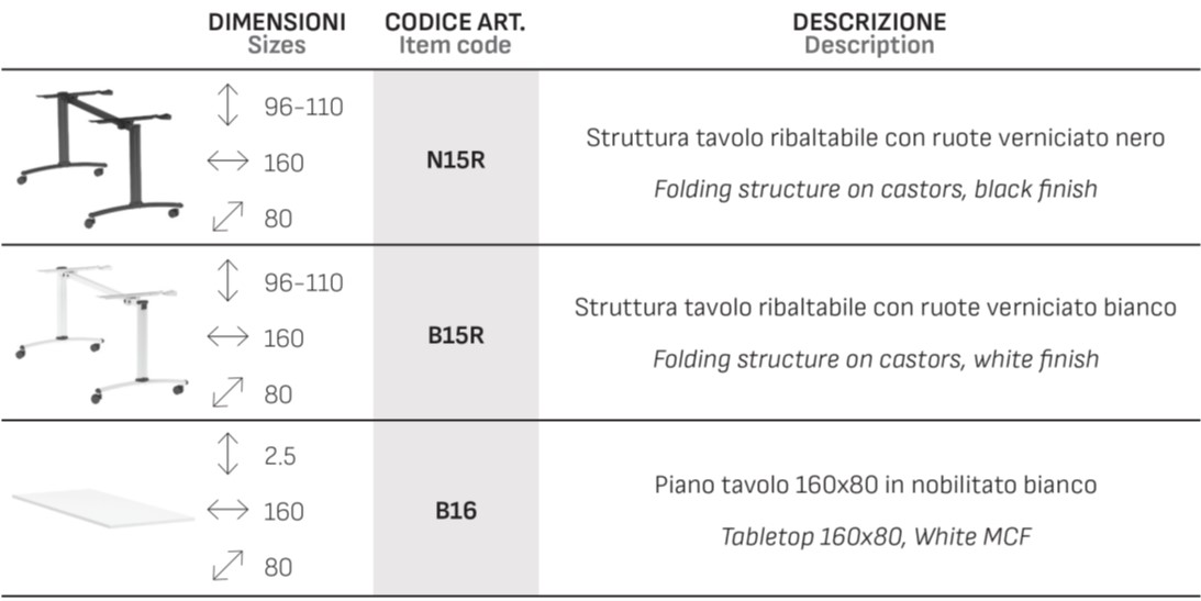 Tavoli Flip