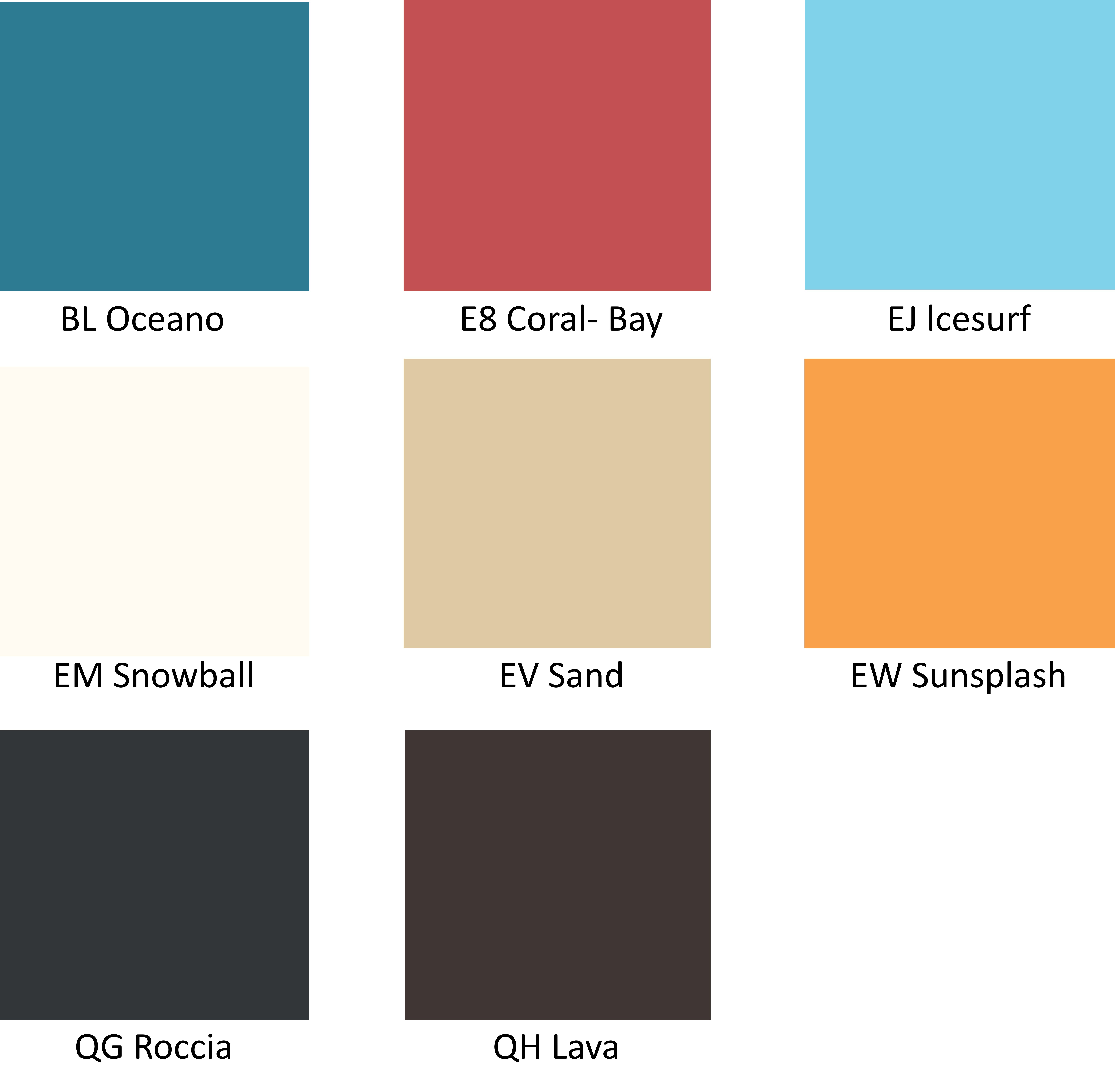Colori sedie OPEN