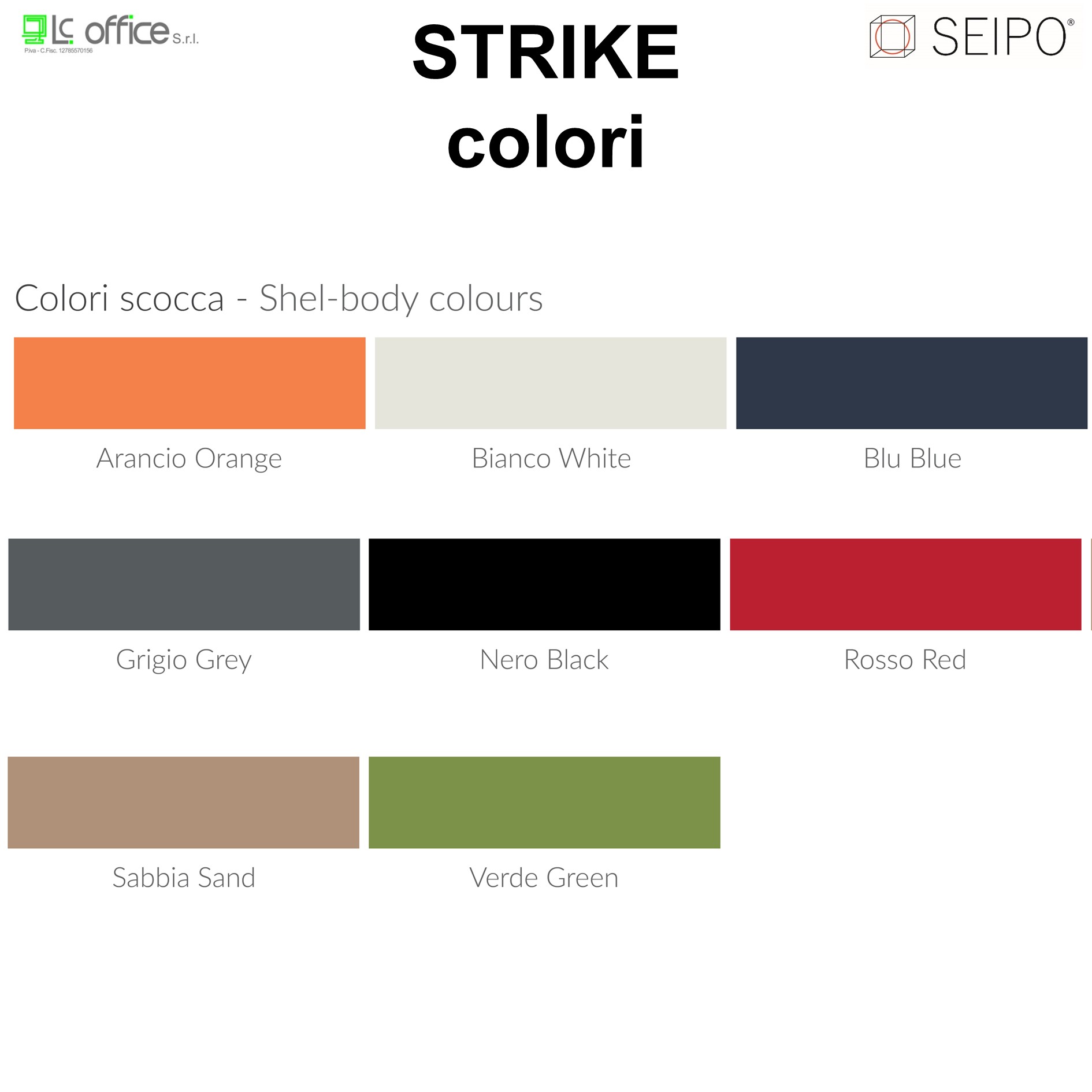 COLORI STRIKE SEIPO