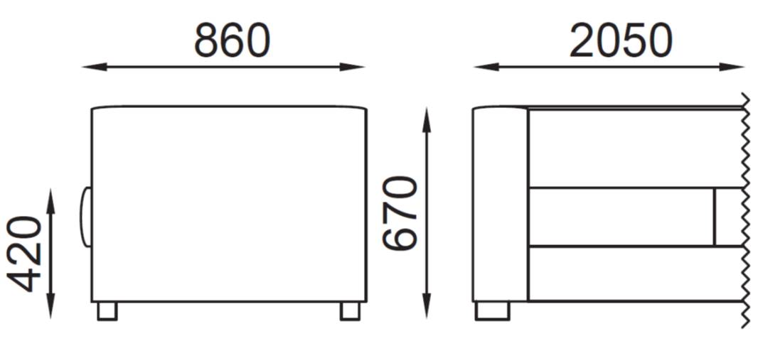 MISURE DIVANO 3 POSTI SWING SEIPO