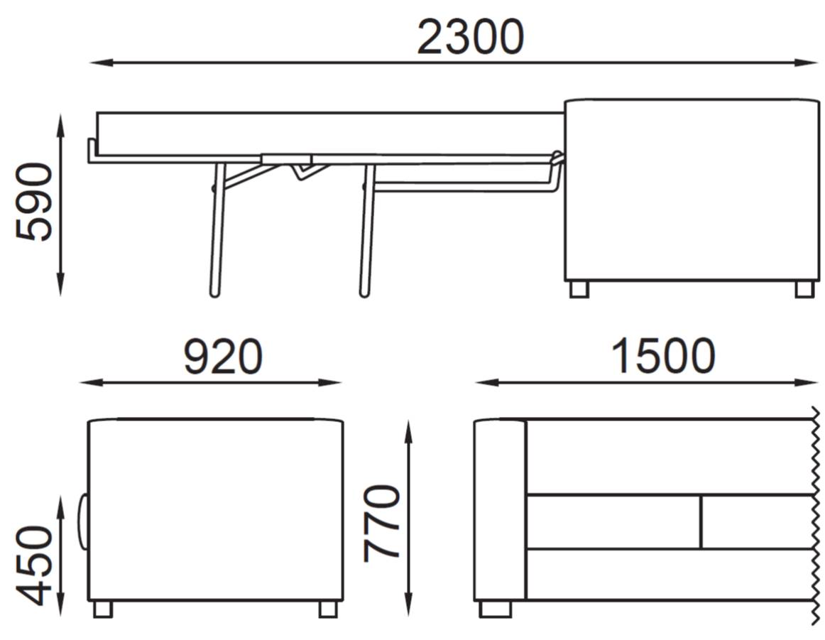 misure divano letto 2 posti swing seipo