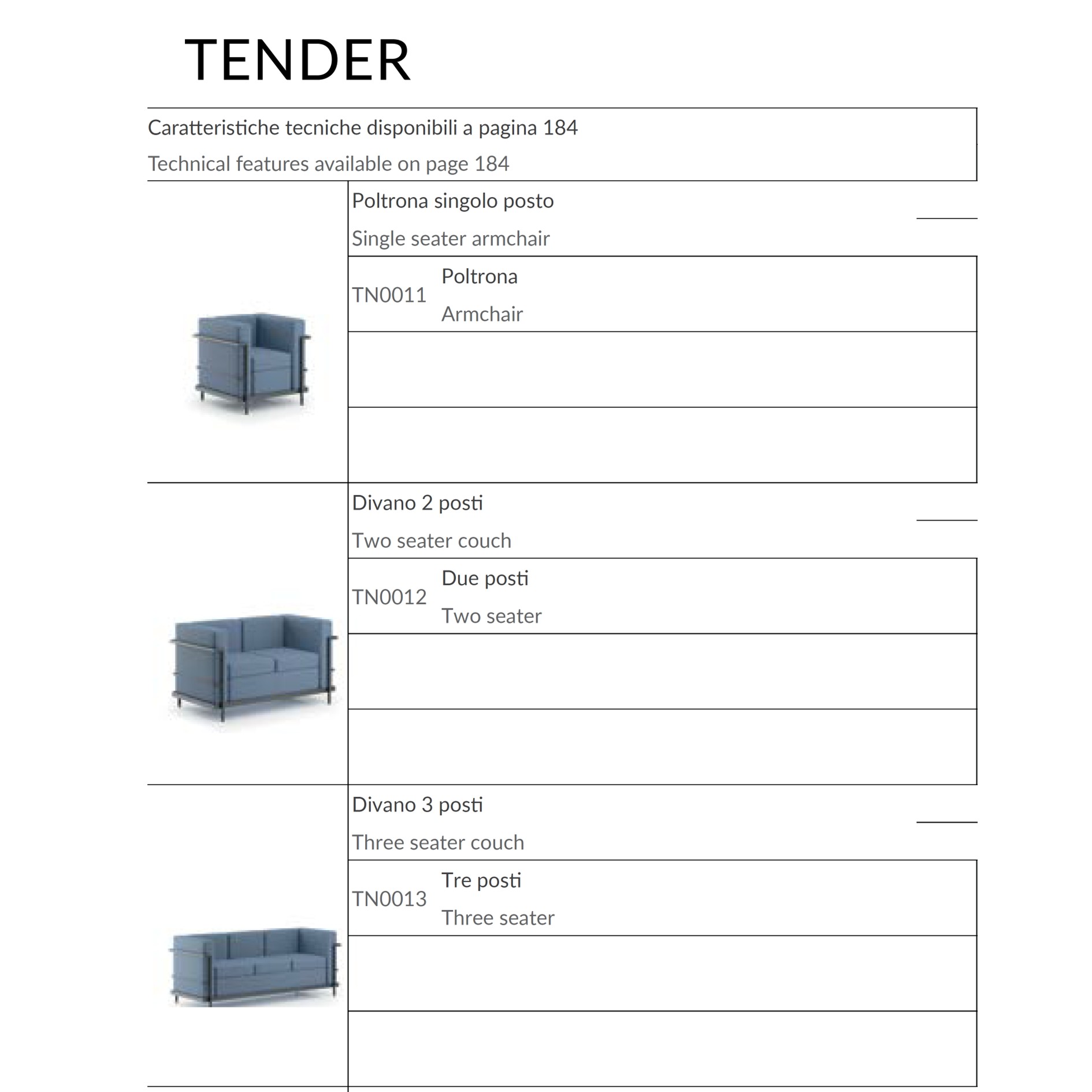 CATALOGO TENDER SEIPO