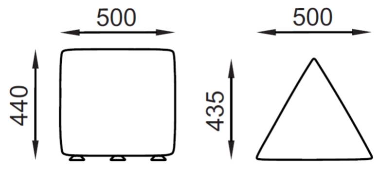 MISURE POUF TETRIS TE0002