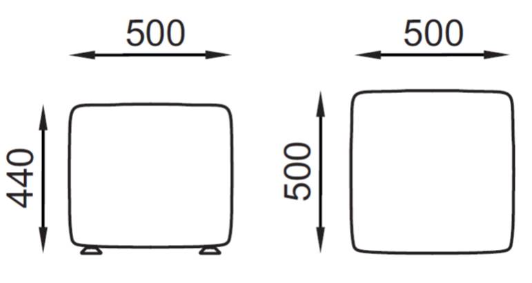 MISURE POUF TETRIS TE0004