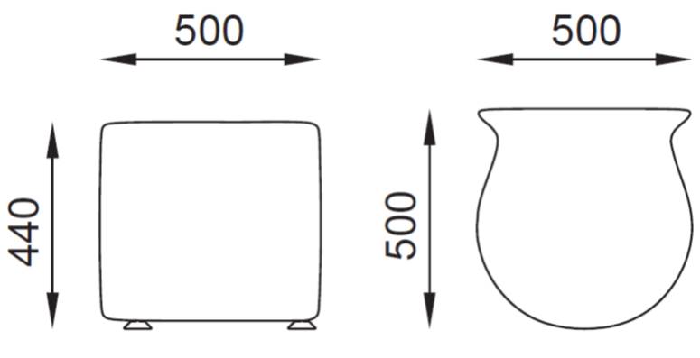 POUF TETRIS TE0005 Elemento seduta SEIPO Tessuto V