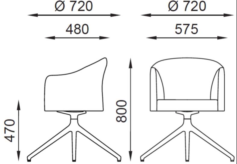 MISURE POLTRONE TREND TR0006