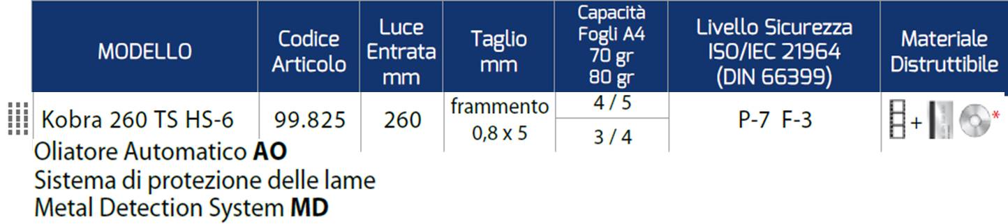 Kobra 260 TS HS-6 AO MD